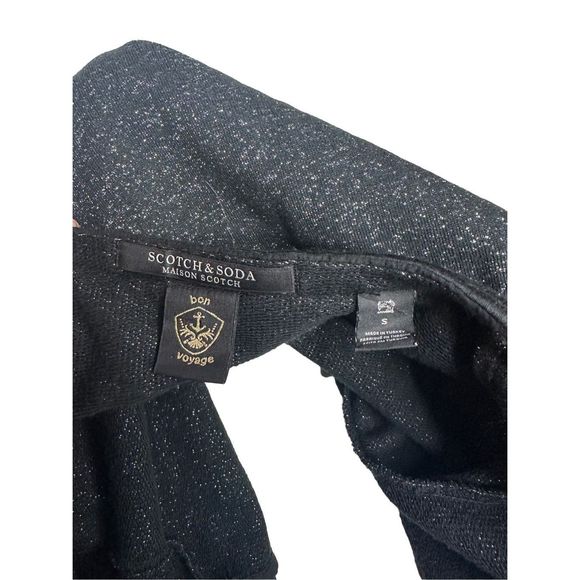 Scotch & Soda Bon Voyage Sparkly Cardigan Sz Small Cotton Blend Women's - Picture 5 of 7